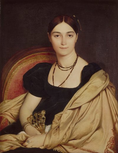 Portræt af Madame Duvaucey af Jean Auguste Dominique Ingres