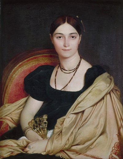 Portræt af Madame Duvaucey af Jean Auguste Dominique Ingres