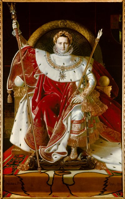 Portræt af Napoleon I af Jean Auguste Dominique Ingres