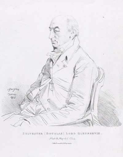 Portræt af Sylvester (Douglas), Lord Glenbervie af Jean Auguste Dominique Ingres