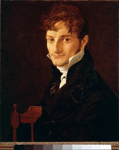 Portræt af et medlem af Belveze-Foulon-familien (Belveze Foulon). Maleri af Jean-Auguste-Dominique Ingres (1780-1867) (Jean-Auguste-Dominique Ingres) af Jean Auguste Dominique Ingres