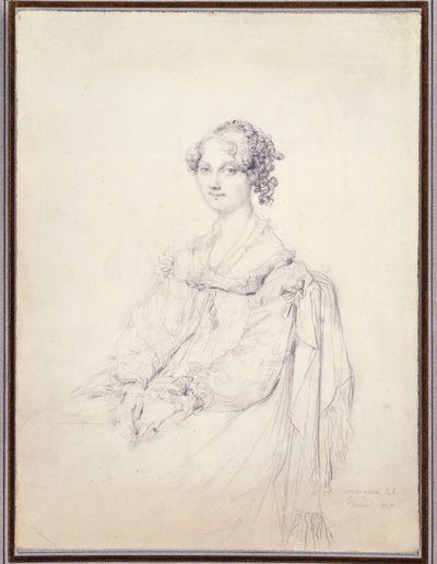 Portræt af Hon. Fru Fleetwood Pelew af Jean Auguste Dominique Ingres