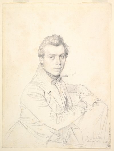 Arkitekten Charles-Victor Famin af Jean Auguste Dominique Ingres