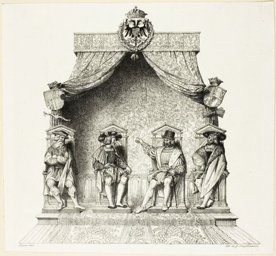 De fire magistrater i Besançon af Jean Auguste Dominique Ingres
