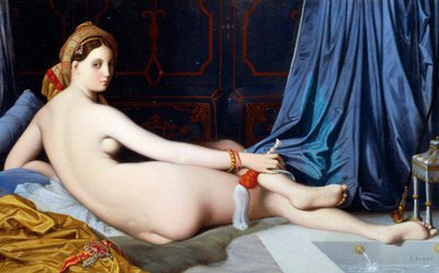 The Grande Odalisque (olie på lærred) af Jean Auguste Dominique Ingres