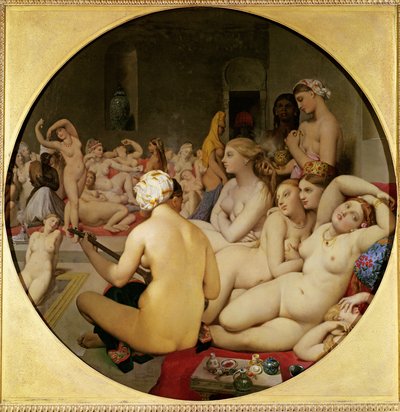 Det tyrkiske bad af Jean Auguste Dominique Ingres