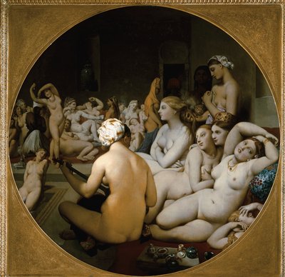 Tyrkisk bad af Jean Auguste Dominique Ingres
