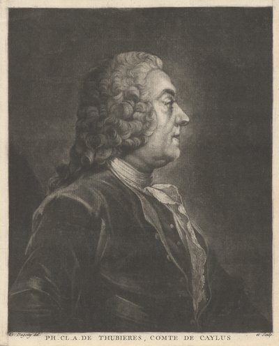 Ph. Cl. A. de Thubières, greve af Caylus af Jean Baptiste André Gautier Dagoty