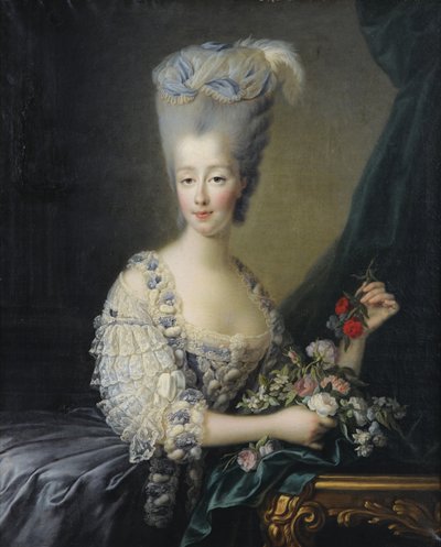 Prinsesse Maria Theresa af Savoyen 1756-1805, grevinde af Artois af Jean Baptiste André Gautier Dagoty