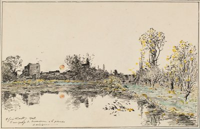 Landskab af Jean Baptiste-Antoine Guillemet
