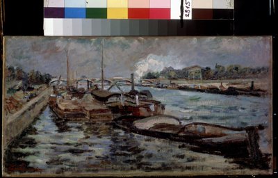 Seinen. Maleri af Jean Baptiste Armand Guillaumin (1841-1927) af Jean Baptiste Armand Guillaumin