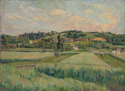 Landskab, Ile-de-France, ca. 1885 af Jean Baptiste Armand Guillaumin