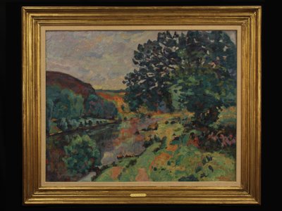 Flodlandskab, ca. 1910 af Jean Baptiste Armand Guillaumin