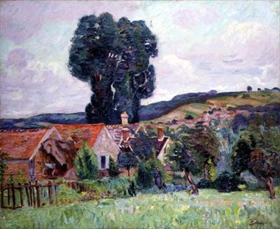 The Hamlet, ca. 1890 (olie på lærred) af Jean Baptiste Armand Guillaumin