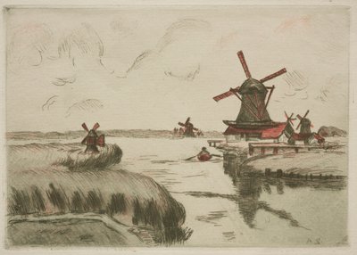 Udsigt fra Saardam, 1909. af Jean Baptiste Armand Guillaumin