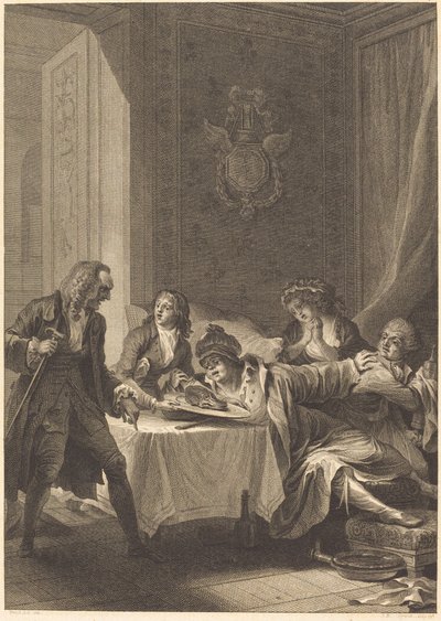 fråseren af Jean Baptiste Blaise Simonet after Jacques Louis François Touzé