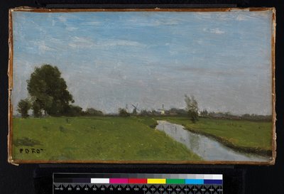 Hollandsk Landskab i Holland, 1854 af Jean Baptiste Camille Corot