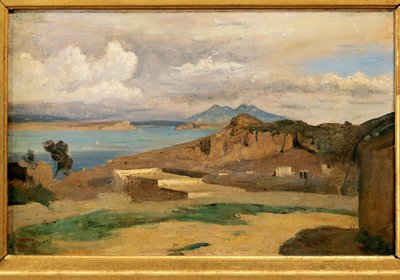 Ischia, set fra Epomeo-bjergets skråninger - Ischia, set fra ... af Jean-Baptiste-Camille Corot