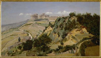 La citadelle de Volterra - Volterra-citadellet ... af Jean-Baptiste-Camille Corot