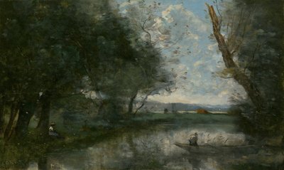 Landskab af Jean-Baptiste-Camille Corot