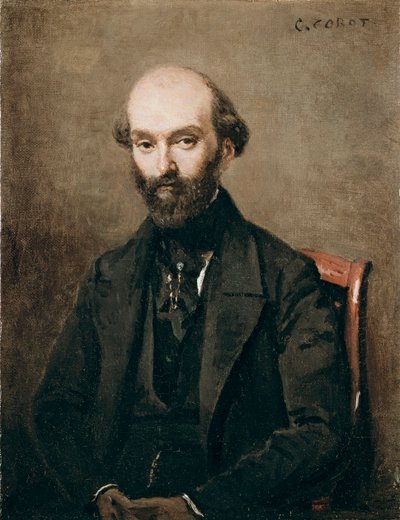 M. Bison, 1852 af Jean Baptiste Camille Corot
