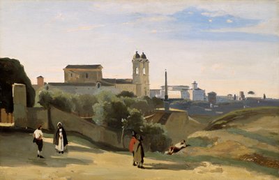 Monte Pincio, Rom af Jean-Baptiste-Camille Corot