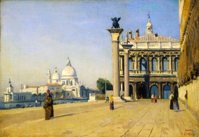 Morgen i Venedig, 1834. af Jean Baptiste Camille Corot