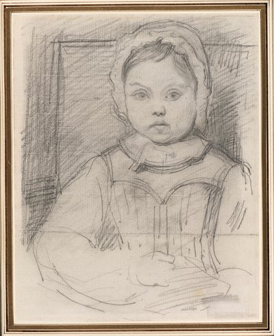Portræt af Louis Robert, 3 år gammel af Jean-Baptiste-Camille Corot