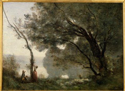 Erindring om Mortefontaine. Maleri af Camille Corot (1796-1875) af Jean Baptiste Camille Corot