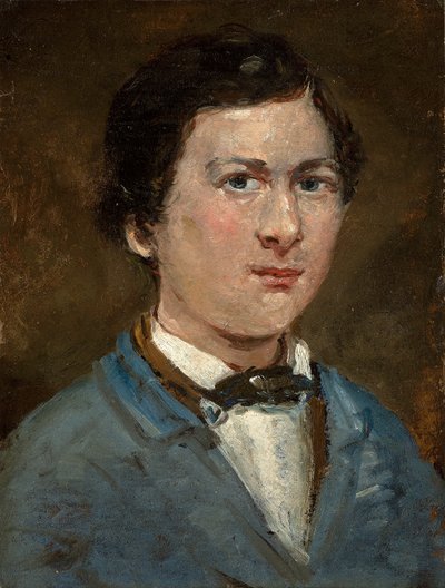 Selvportræt, ca. 1818-1821 af Jean Baptiste Camille Corot