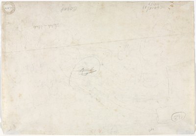 Skitse til et landskab (verso) af Jean-Baptiste-Camille Corot
