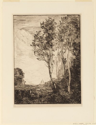 Souvenir fra Italien af Jean Baptiste Camille Corot