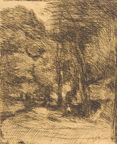 Souvenir af Bas-Breau Souvenir af Bas-Breau, 1858. af Jean Baptiste Camille Corot