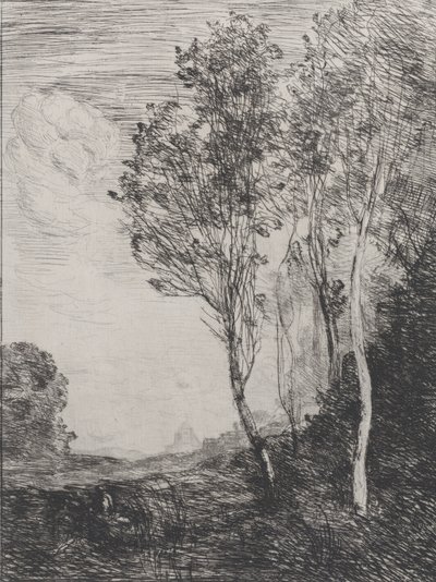 Souvenir fra Italien Souvenir fra Italien, 1866. af Jean Baptiste Camille Corot