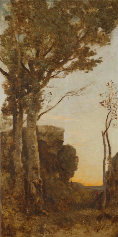 De fire tidspunkter på dagen (morgen) af Jean-Baptiste-Camille Corot