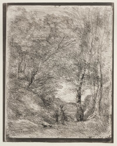 Horaces haver af Jean Baptiste Camille Corot