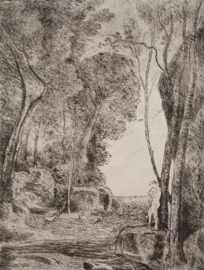Den lille Hyrde af Jean-Baptiste-Camille Corot