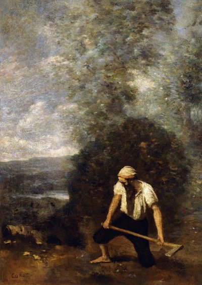 Skovmanden, af Jean Baptiste Camille Corot