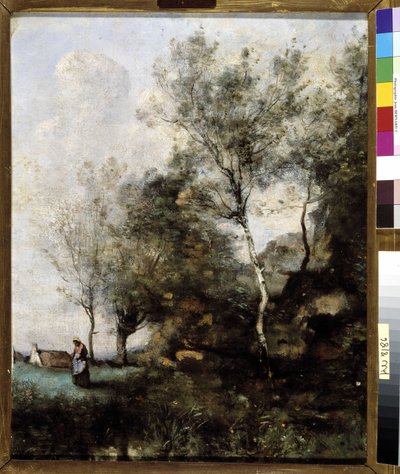 Birken af Jean Baptiste Camille Corot