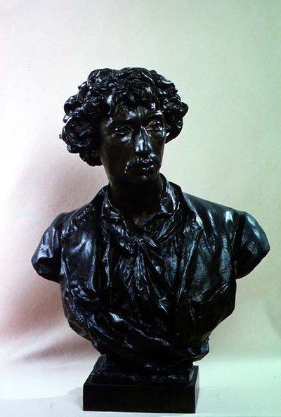 Buste af Charles Garnier (1825-98) (bronze) af Jean Baptiste Carpeaux