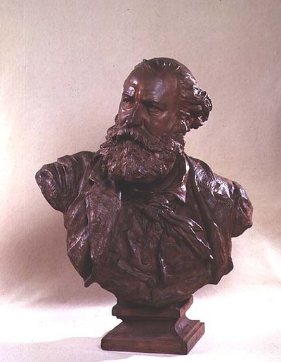 Buste af Charles Gounod (1818-93) ca. 1874 (bronze) af Jean Baptiste Carpeaux