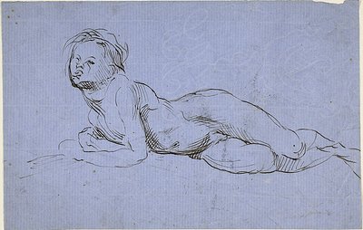Ung dreng, der ligger ned af Jean Baptiste Carpeaux