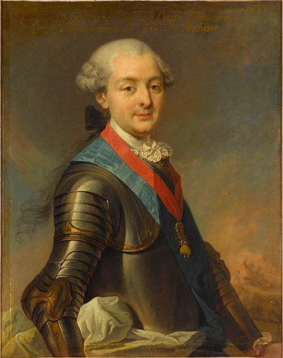 Louis Jean Marie de Bourbon, hertug af Penthievre 1725-1793, ca 1760. af Jean Baptiste Charpentier
