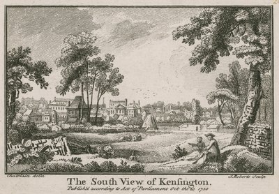 Den sydlige udsigt over Kensington af Jean Baptiste Claude Chatelain