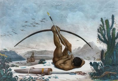 Caboclo af Jean-Baptiste Debret 1834 af Jean Baptiste Debret