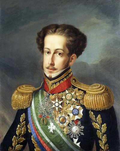 Dom Pedro I, kejser af Brasilien, ca. 1816 af Jean Baptiste Debret