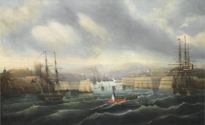 Belejringen af Sevastopol, ca 1856-1857 af Jean Baptiste Durand Brager