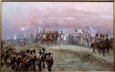Aften i slaget ved Iena 14/10/1806 Maleri af Edouard Detaille (1848-1912) 1894 Søn. 0,8x1,3 m Paris, Musee de l