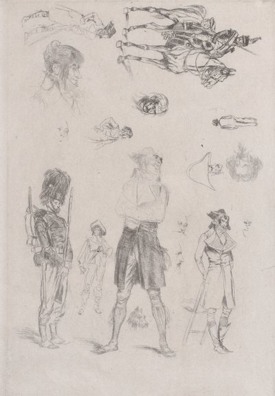 Skitseark Skitseark, 1868. af Jean Baptiste Edouard Detaille