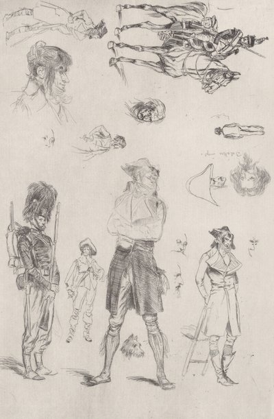 Skitseark Skitseark, 1868. af Jean Baptiste Edouard Detaille